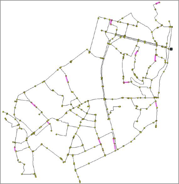 図5　短縮の対象管路（実管路簡略化モデル）